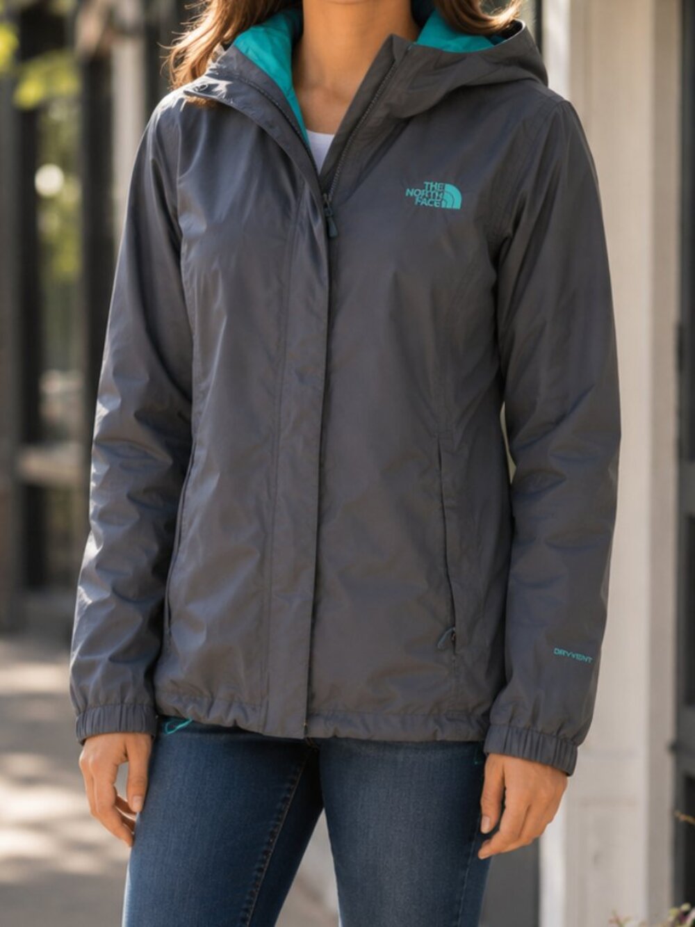 The North Face Nylon Hooded Lightweight Jacket SMALL